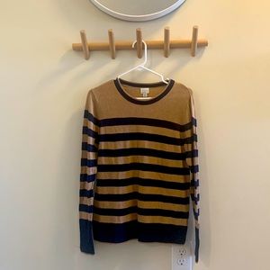 A. New day striped sweater.
